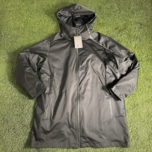 Adidas ZNE Black Feather Down Parka Jacket Lined Puffer Full Zip Mens 2XL NWT - Picture 1 of 17