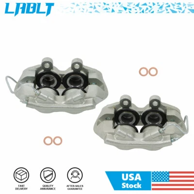 Pinzas de freno delanteras izquierda y derecha LABLT para Ford Mustang Mercury Cougar 1967 Foto 1 de 4