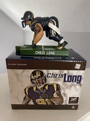 Figura Chris Long #91 STL Rams NFL Fútbol NFLPA Protege Desigual con Caja Foto 1 de 4