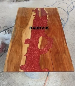 Epoxy Resin Table, Lava River Table, Epoxy Table, River Table, Wood Resin Table - Picture 1 of 8