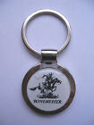 Porte-clés Winchester, porte-clés logo pistolet Winchester, logo cow-boy Winchester