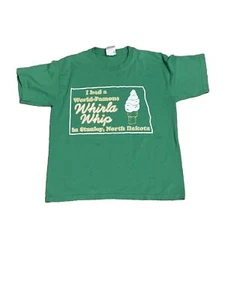 Vintage Stanley North Dakota ND Whirla Whip Youth T-Shirt Ice Cream Kids Tee L - Picture 1 of 5