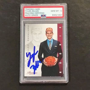 2012-13 NBA Prestige #218 Tyler Zeller Signed Card AUTO 10 PSA/DNA Slabbed Caval - Picture 1 of 2