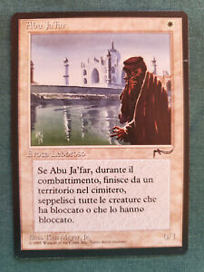 Abu Ja'Far - Arabian Nights - MINT! Italian Language Magic the Gathering Card