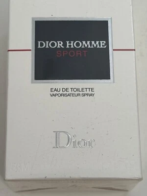 DIOR HOMME SPORT 1.7 FL. OZ. 50ML EDT SPRAY ORIGINAL VINTAGE FORMULA SEALED - Image 1 of 4