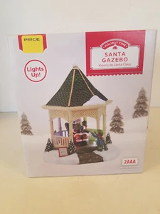 Holiday Time Winter Santa Gazebo Lights Up - Picture 1 of 3