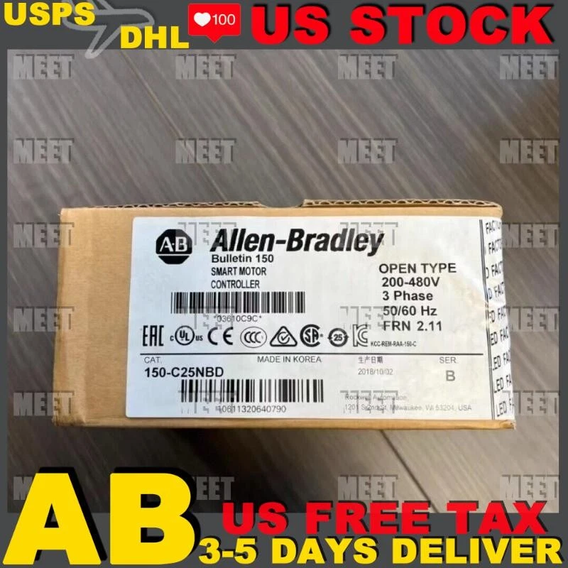 New AB 150-C25NBD 150-C25NBD Smart Motor IN BOX Controller US Free Tax - Image 1 of 1