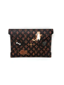 Louis Vuitton Grace Coddington Catogram Trunk Kirigami Envelope Clutch GM - Picture 1 of 14