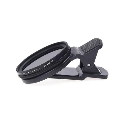 37mm Universal Clip ND2-400 Adjustable Neutral Density Phone Camera Lens Filter - Image 1 of 4