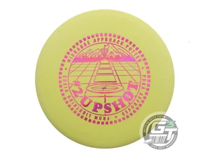 NEU Lightning Standard #2 Upshot 167g Mustard Pink Holo Foil Putter Golf Disc - Bild 1 von 1