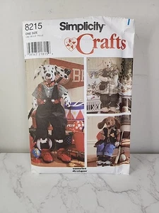 Patrón de costura Simplicity 1998 8215 30" perros y ropa 3 diseños vintage 14372 - Imagen 1 de 3