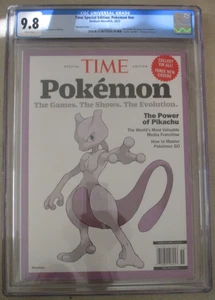 TIME MAGAZINE SPECIAL EDITION POKEMON MEWTWO COVER CGC 9.8 FIRST PRINT 2025 - Picture 1 of 7