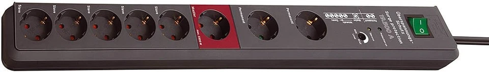 Brennenstuhl Secure-Tec 19500A 8-fach, Master-Slave-Funktion, 3m - Bild 1 von 1