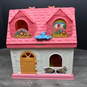 Fisher Price Little People Juego de Música y Sonido Casa Familiar Rosa - Funciona - Imagen 1 de 16