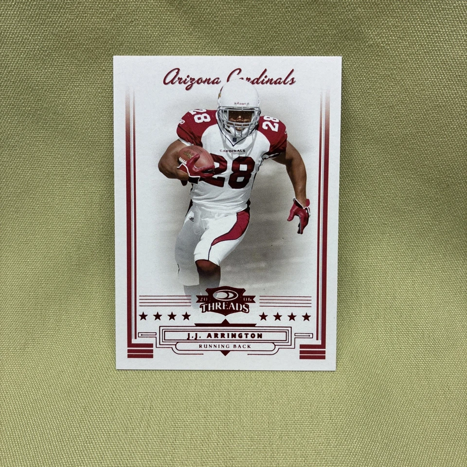 2006 Donruss Threads #130 J.J. Arrington Arizona Cardinals /150 🔥 - Image 1 of 2