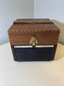 VTG Bell & Howell Slide Cube 975q Projector With Cover Working Needs New Bulb - Picture 1 of 17