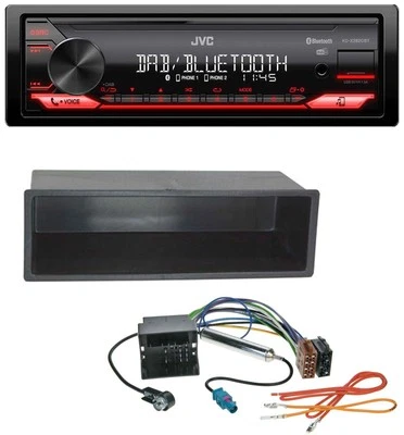 JVC Bluetooth USB DAB MP3 Autoradio für VW Polo, Lupo, Fox, Passat, T5 - Bild 1 von 4