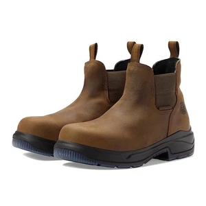 Georgia Boot Mens FLXpoint Ultra CT Work Boots US 11.5 M Brown Waterproof NIB - Picture 1 of 13