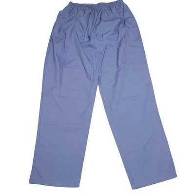 Medline ComfortEase Scrub Pants Blue Elastic Waist L Large - Image 1 of 4