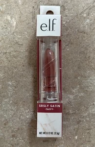 e.l.f. Srsly Satin Lipstick 29693 Taffy 0.12 Oz - Picture 1 of 4
