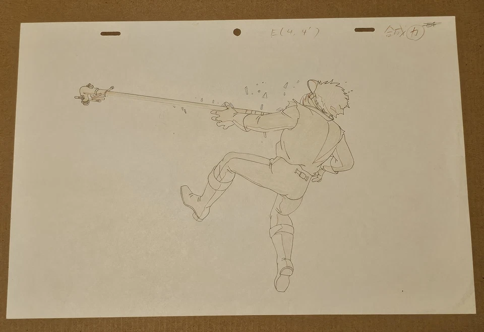Katsuhiro Ôtomo Akira Anime 1988 Original Production Cel Douga Sketch  - Image 1 of 1