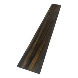 Black and White Ebony Guitar Fingerboard Blank 12x 3x 1/2 Luthier Tonewood - Picture 1 of 6