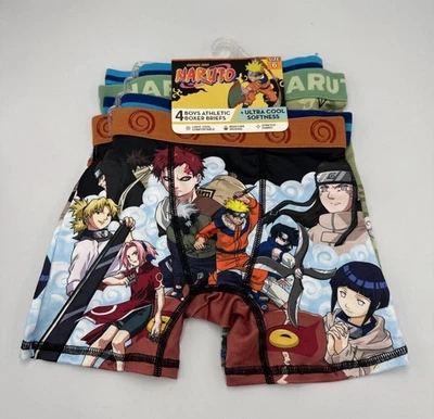 NEW Boxer Briefs Naruto 4-Pack Boys' Size 6 Athletic  - Image 1 of 4