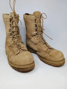 Bates GoreTex Military Combat Boots Desert Tan 03-D-0321 E30500C Size 10.5 W - Picture 1 of 10
