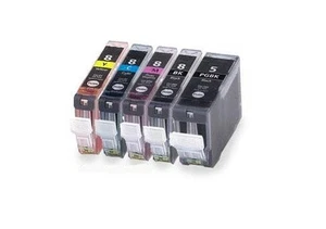 5PK Ink For Canon PGI5BK CLI8 BK/C/M/Y Pixma MP500 MP610 MP800 MX700 MX850 MP970 - Picture 1 of 1