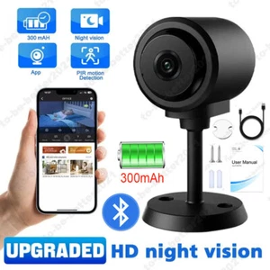 Wiederaufladbare Mini Bluetooth Überwachungskamera 1080P HD Nachtsicht Remote View - Bild 1 von 14