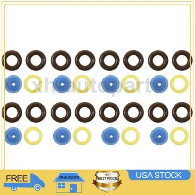 Fits 1985~1996 Ford Bronco 8X  Standard Ignition Fuel Injector Seal Kit - Image 1 of 2