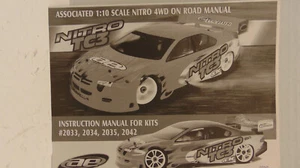 Vintage Team Associated Nitro TC3 Assembly Manual - Picture 1 of 2