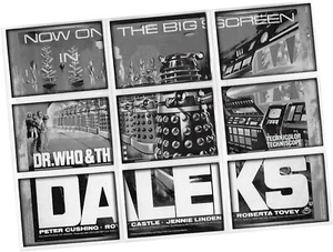 Doctor Who Big Screen Additions Mono B&W - 72 Card Basic/Base Set - Dr Who 2008 - Picture 1 of 4