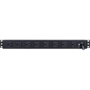 CyberPower PDU15B8R 8 Outlet Surge Overload Power Protection Basic PDI 1U Rack - Picture 1 of 5