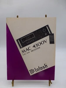 McIntosh MAC 4300V FM/AM Receiver Original Owner's Manual - Picture 1 of 3