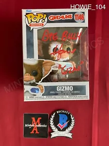 Occhiali 3D firmati Howie Mandel Gizmo Funko Pop #1146 Gremlins Beckett COA - Foto 1 di 4