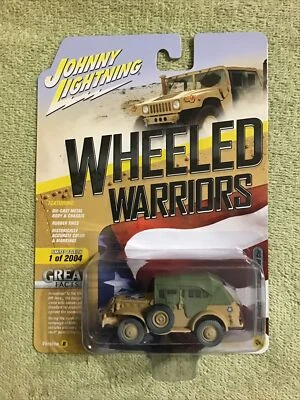 2019 Johnny Lightning WWII DODGE WC57 CAR Wheeled Warriors 1/64 Diecast VBR2 - Image 1 of 4