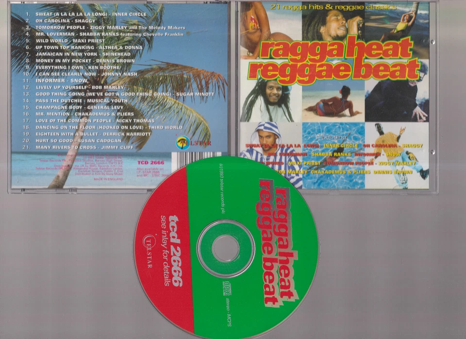 Ragga Heat Reggae Beat by Original Artists CD #1224SI Foto 1 de 1