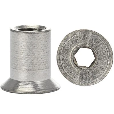 Hülsenmuttern mit Senkkopf u. Innensechskant M3 bis M16 Muttern Edelstahl A1 - Bild 1 von 4