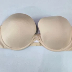 Wacoal Women Bra 38B Beige Amazing Assets Strapless Push Up Multiway NO STRAPS - Picture 1 of 10