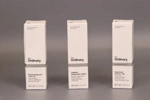 The Ordinary Face Serum Set! Caffeine Solution 5%+EGCG! Hyaluronic Acid, Pk of 3 - Picture 1 of 3