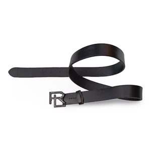 Ralph Lauren Collection Purple Label Carbon Fiber Logo-plaque Black Buckle Belt - Picture 1 of 17