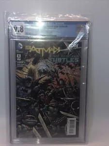 TORTUGAS NINJA BATMAN/TEENAGE MUTANT #6: CUBIERTA VARIANTE KEVIN EASTMAN CGC 9.8 - Imagen 1 de 2