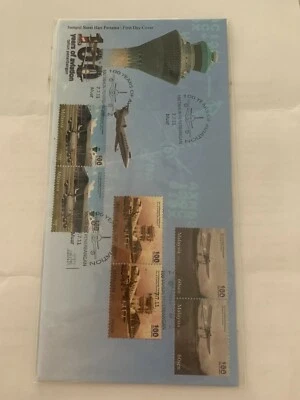 Malaysia 2011 fdc first day cover 100 years of aviation - Image 1 of 2