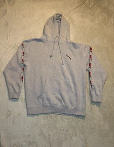 Obey Rose Sleeve & Back Screen Print Hoodie W/ Old English Logo Size L - Picture 1 of 7