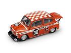 1:43 Brumm Fiat 600 Abarth 1000 #38 Winner Zandwoort Trophy 1969 R419 Modellino