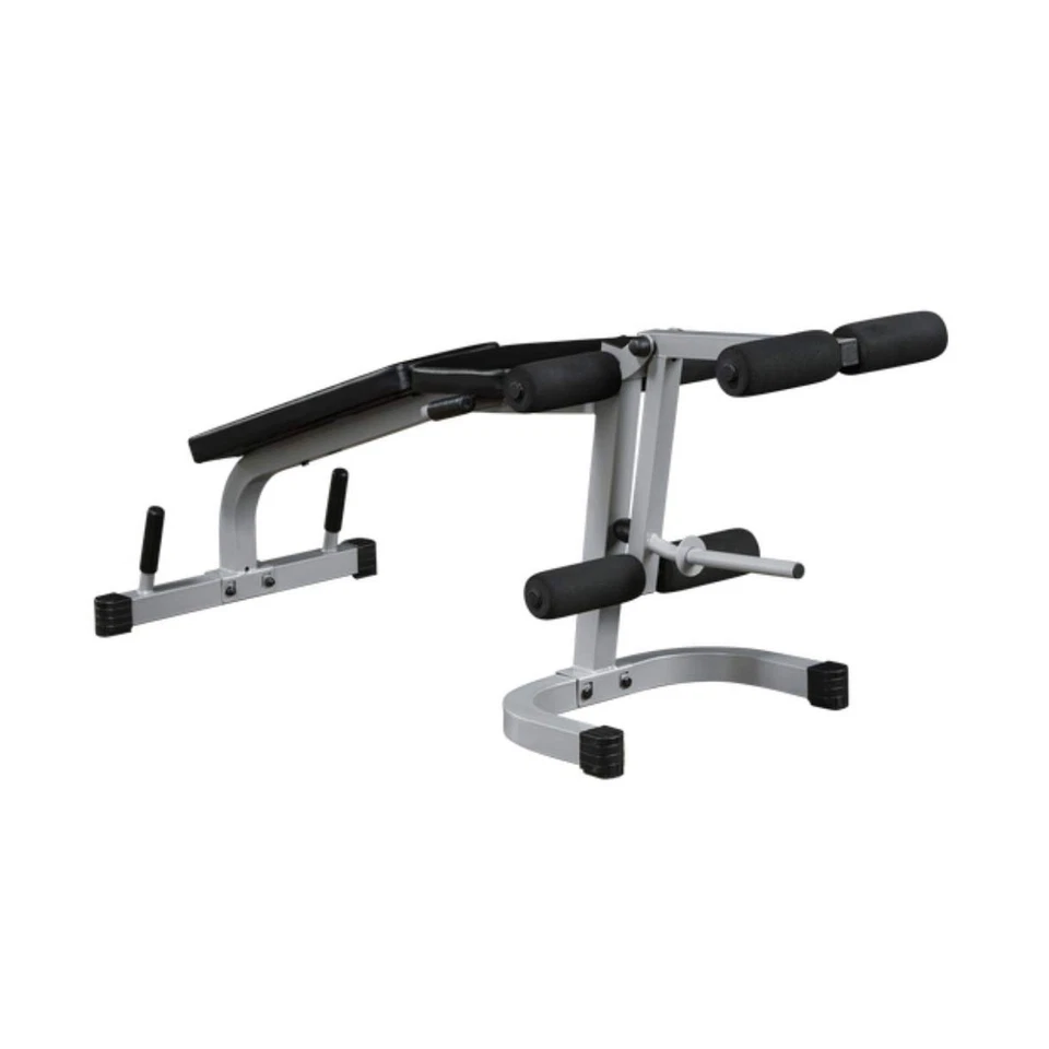 Body-Solid Powerline Leg Extension and Curl Weight Machine - Black (PLCE165X)