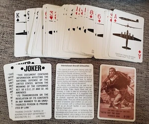WWII Commemorative Spotter Playing Cards Deck - Picture 1 of 3