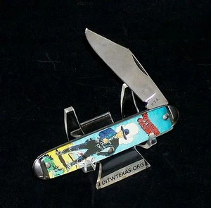 Colonial Character Knife "Hopalong Cassidy" Master Brand C-1970's USA Made Rare  - Bild 1 von 12