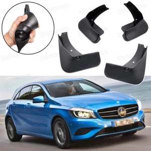 4Pcs Car Mud Flaps Splash Guards Fender Mudguard for Mercedes A-Class 2013-2018 - Picture 1 of 9